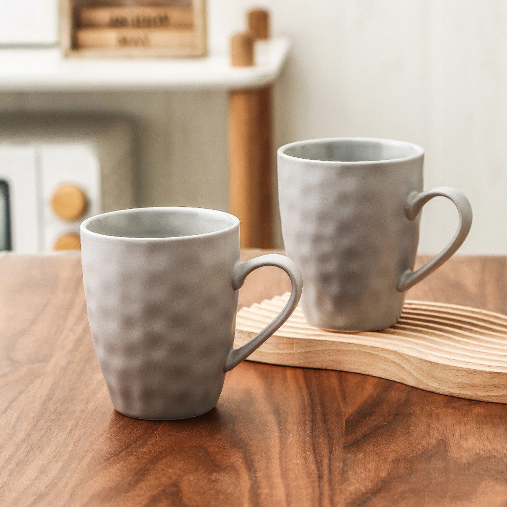 Stone Lain Clara Porcelain 16 Piece Dinnerware Set, Gray