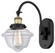 Innovations 918-1W-BAB-G532-LED Oxford 1 Light Sconce, Black Antique Brass