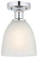 Innovations 616-1F-PC-G381 Castile 1 Light Semi-Flush Mount, Polished Chrome