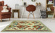 Sangat Kilim Zabia Ivory/Red Rug, 4'11x6'7
