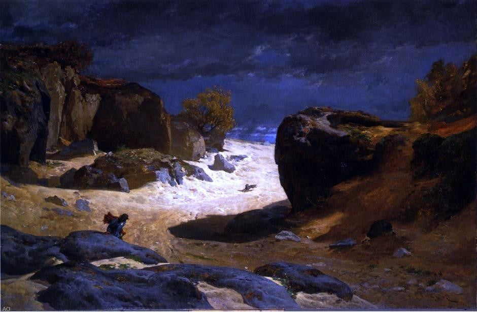 Jules Joseph Augustin Laurens The Chemin des Sables Wall Decal