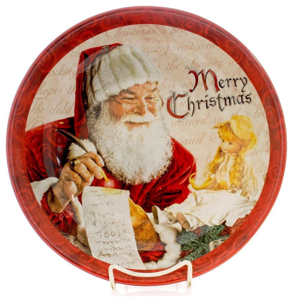 Tabletop Magical Santa List Bowl Christmas Ceramic