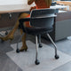 Yescom 48"x36" PVC Floor Mat Protector With Lip
