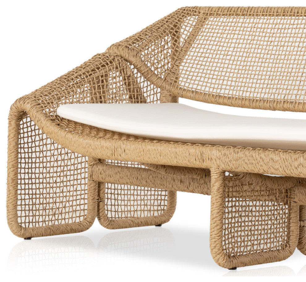 Selma Outdoor Sofa-Faux Hyacinth