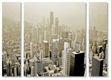 Preston 'Chicago Skyline' Multi Panel Art Set,, 32"x24"