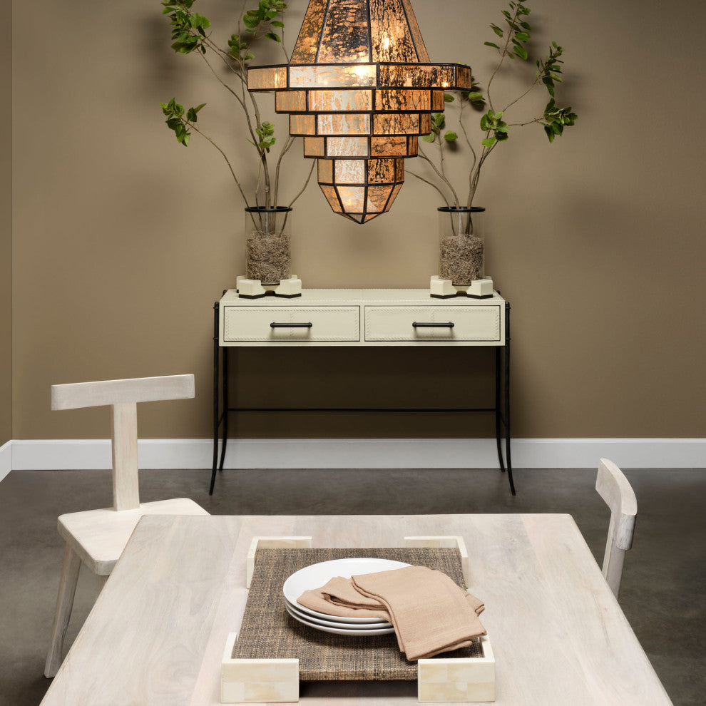 Nevado Leather Console Table