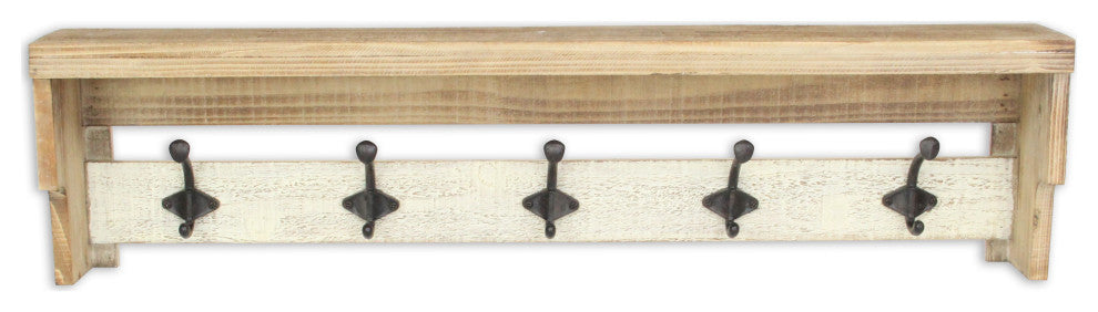 5-Hook Vinny Wall Shelf