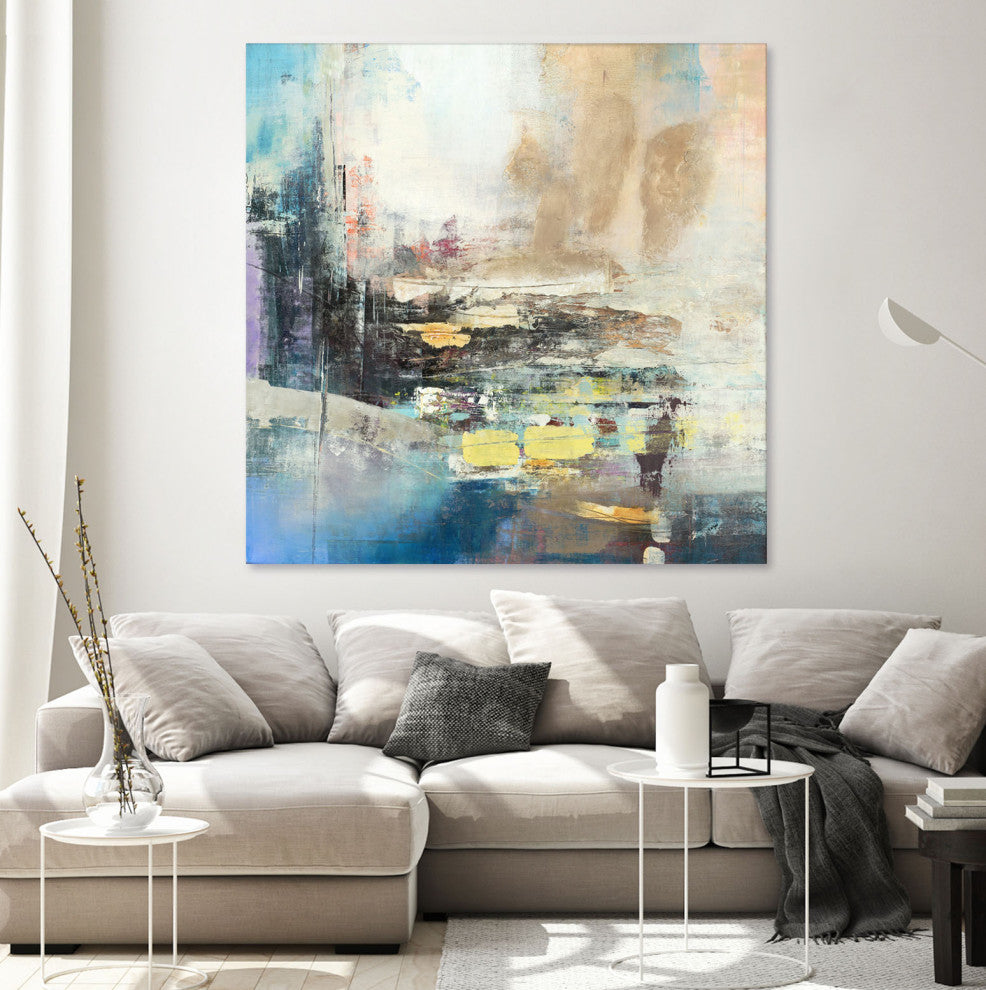 Awaken I - 54 x 54 by Nancy Ngo