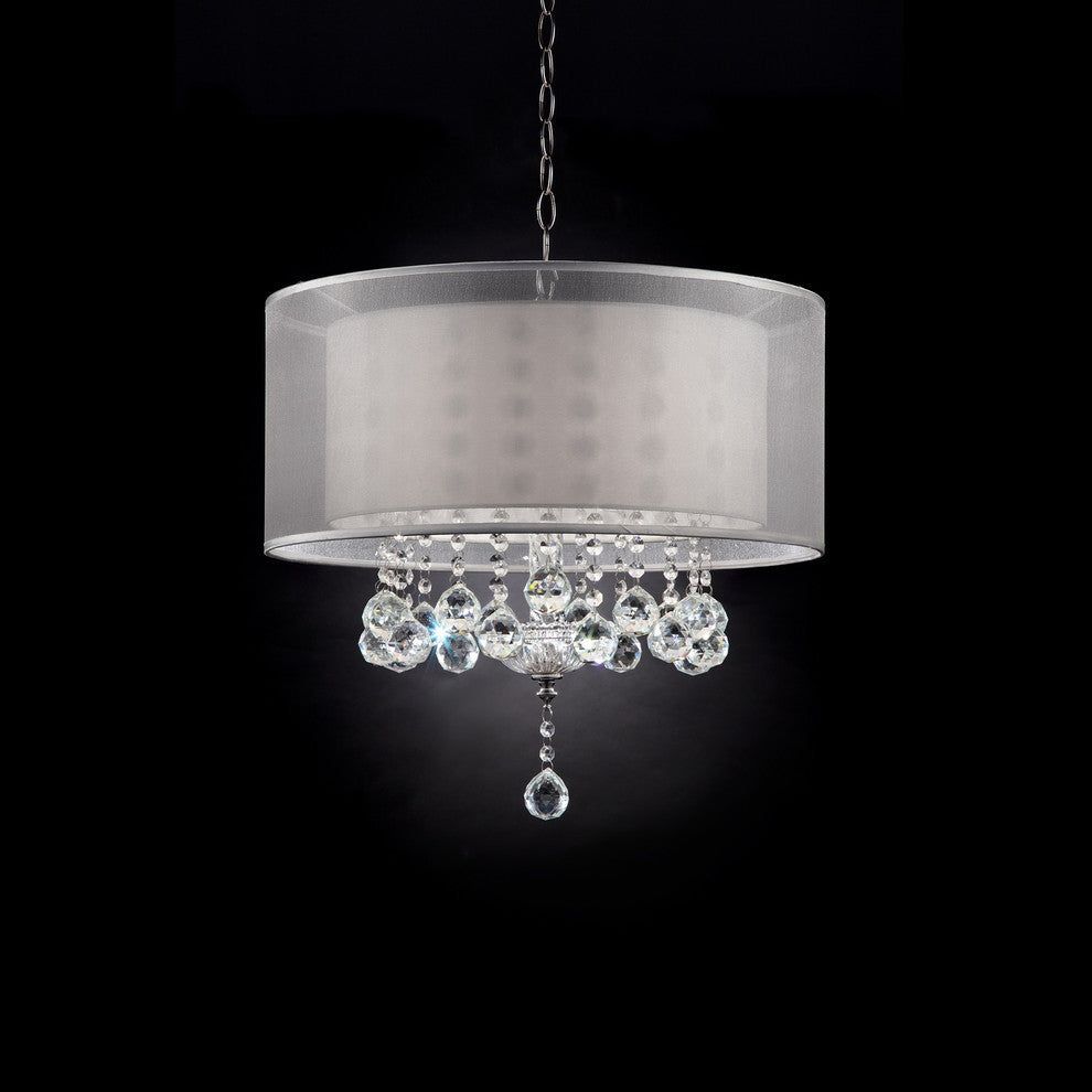 19" Moiselle Crystal Ceiling Lamp