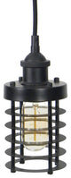 Small Industrial Radio Cage Pendant Light