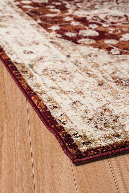 United Weavers Bridges Ponte Vecchio Rug, Crimson (3001-00436), 7'10"x10'6"