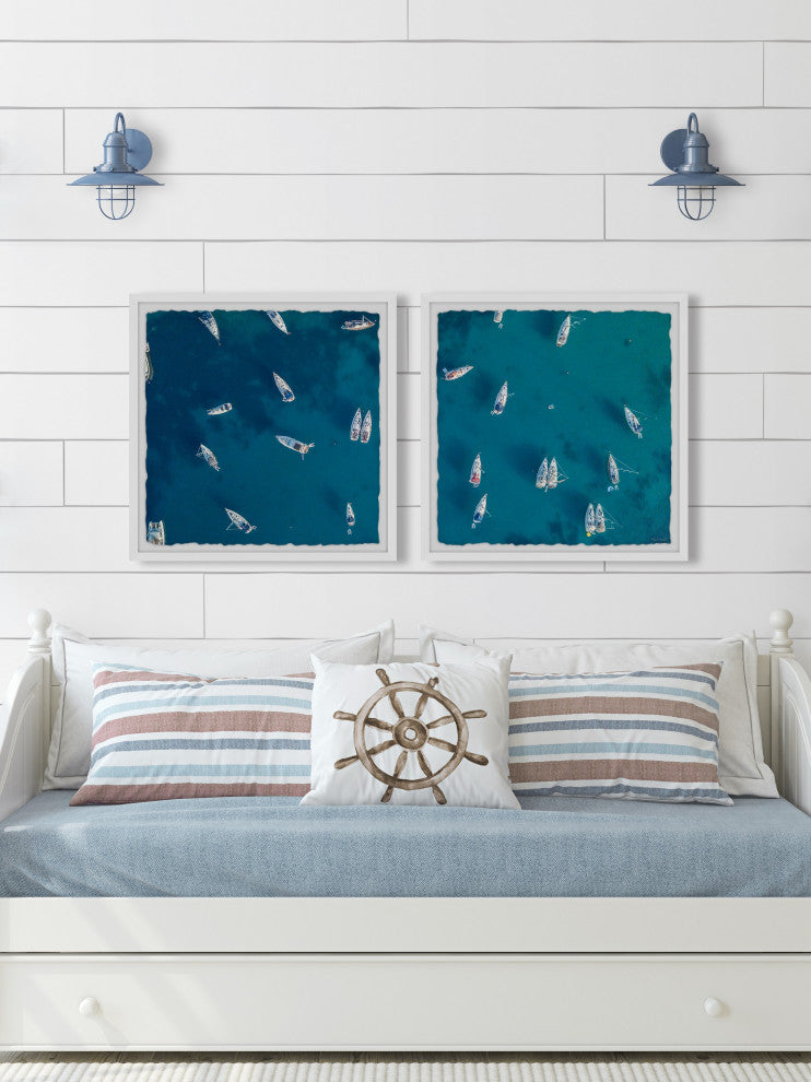 I Need a Boat Diptych, Set of 2, 24x24 Panels