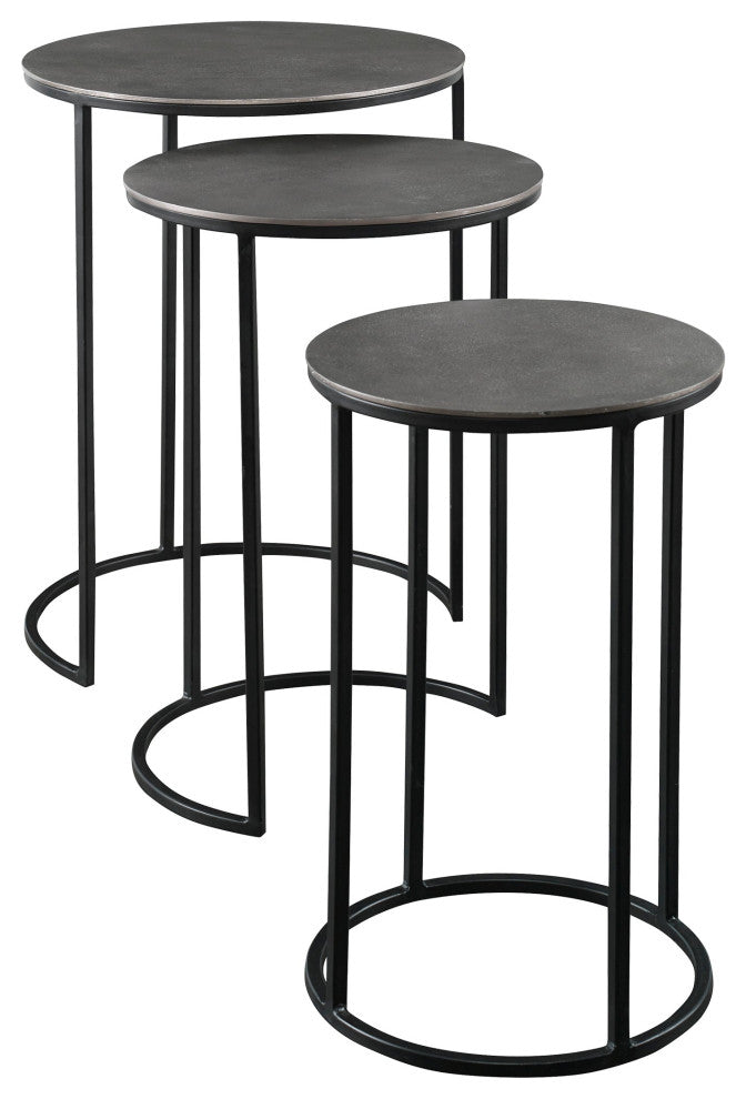 Uttermost Erik Metal Nesting Tables, Set of 3