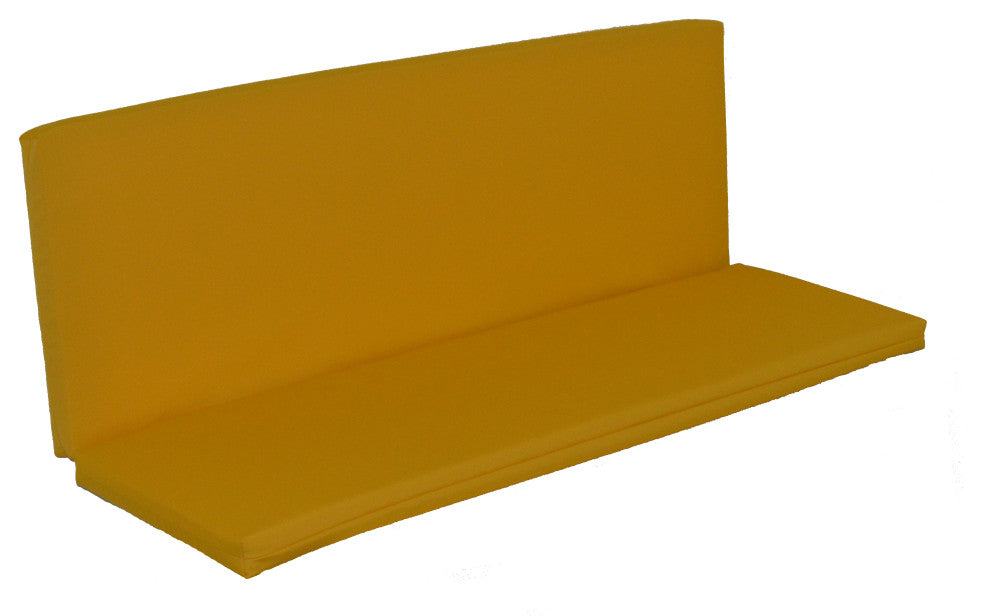 Full Bench Cushion, Yellow, 6 Foot