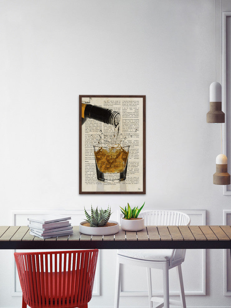 "Amber Happiness" Framed Painting Print, 20"x30"