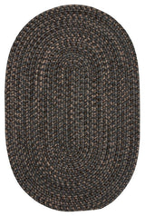 Colonial Mills Hayward HY29 Charcoal Traditional Area Rug, Oval 10'x13'