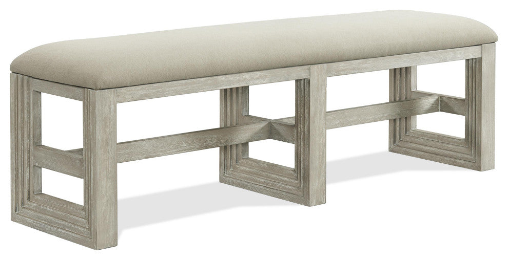 Riverside Furniture Cascade Upholstered Dining Bench