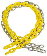 Coated Swing Chains, Set of 2, 5.5', Yellow