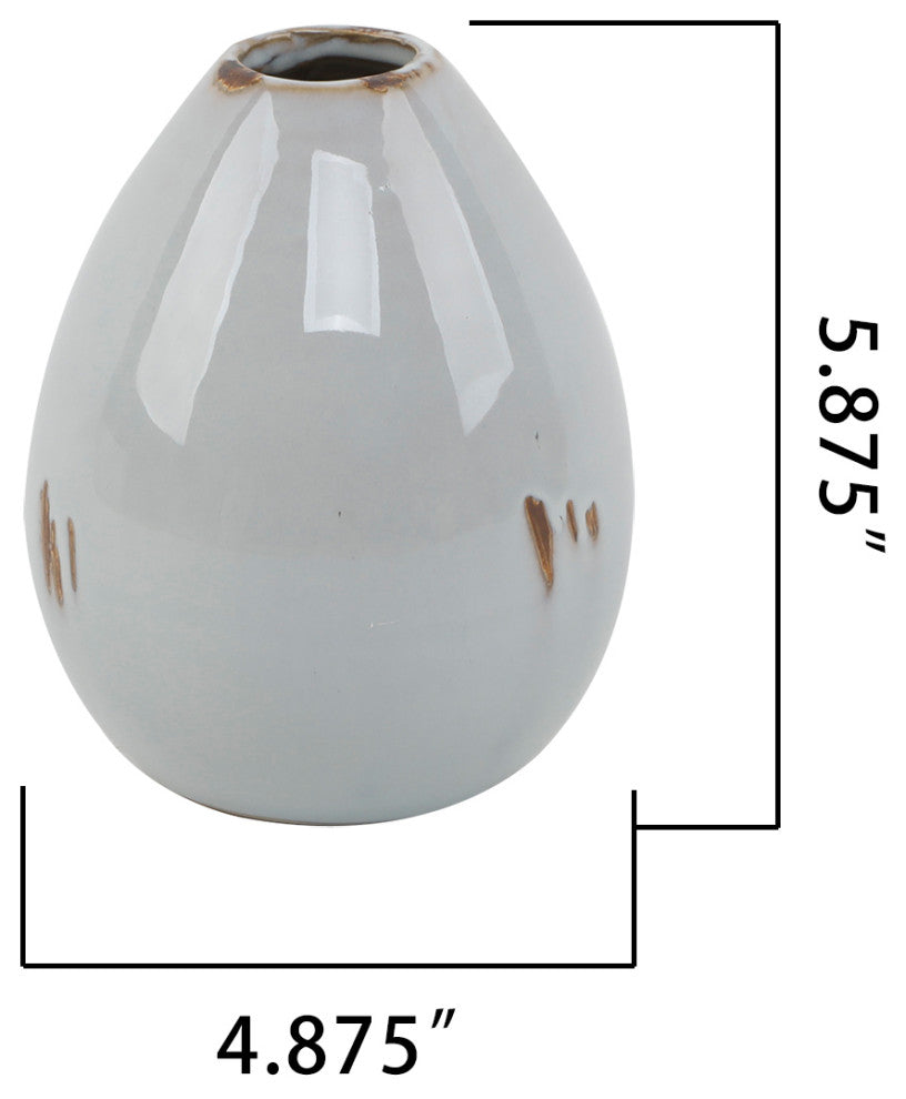 5.8" Ceramic Bud Vase