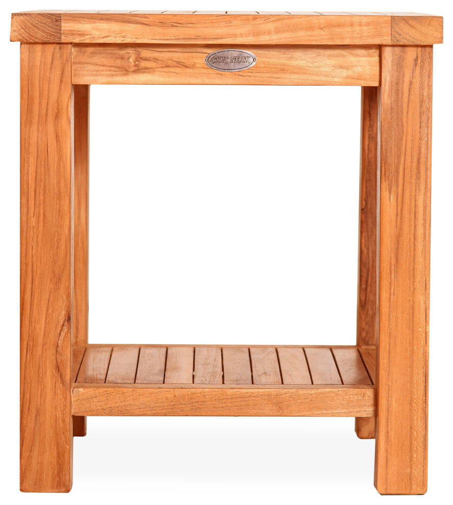 Teak Wood Tundra Outdoor Patio Side Table, made from A-Grade Teak Wood