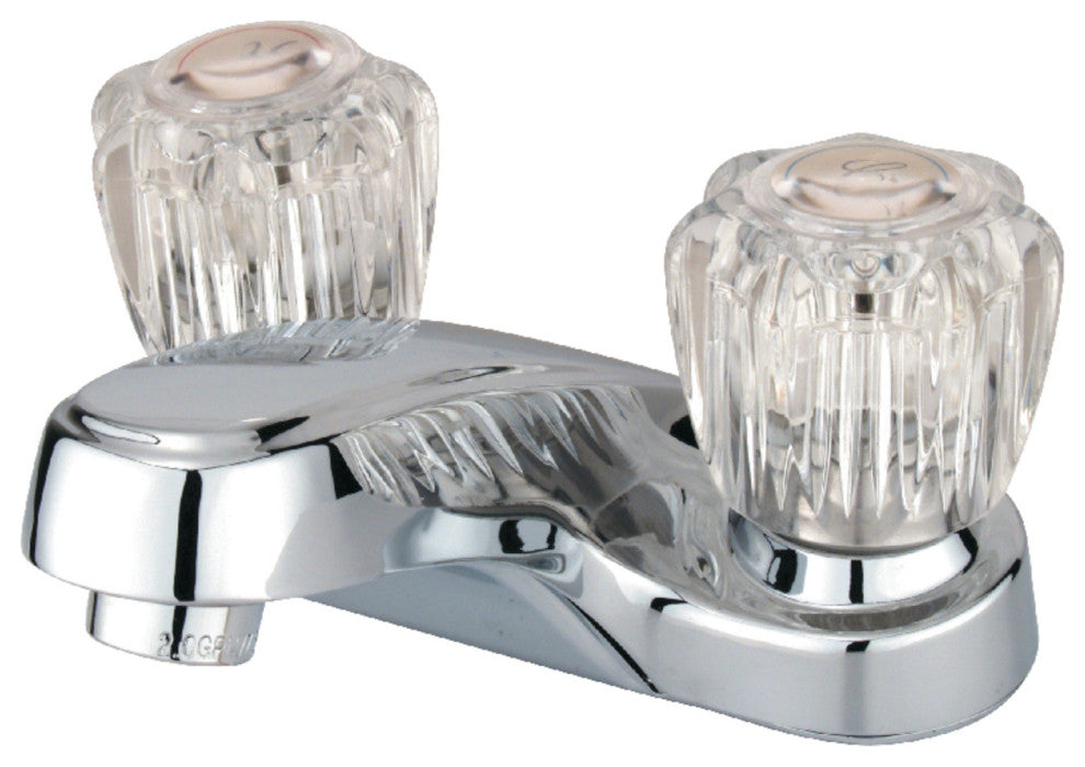 Kingston Brass 4" Centerset Bathroom Faucet, Polished Chrome