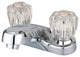 Kingston Brass 4" Centerset Bathroom Faucet, Polished Chrome