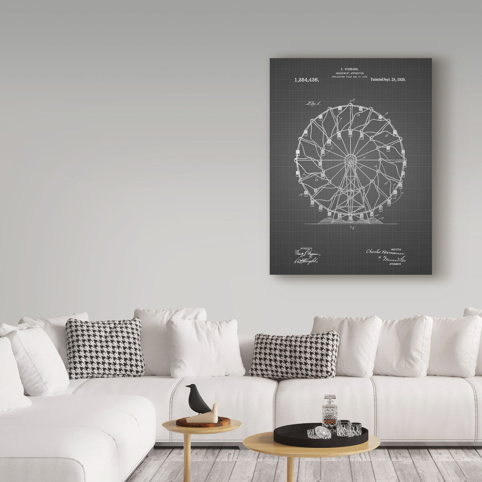 "Ferris Wheel" by Cole Borders, Canvas Art, 32"x24"