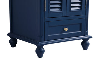 Home Living 24" Single Bathroom Vanity, Blue