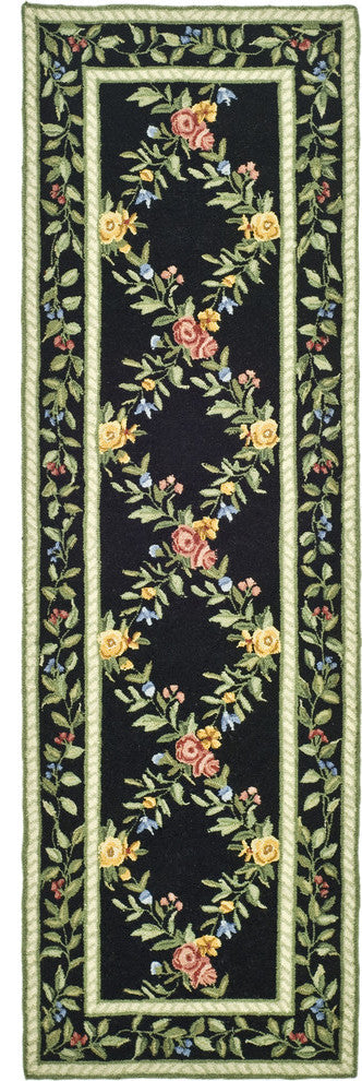 Safavieh Chelsea HK60B 8'' Round Black Rug