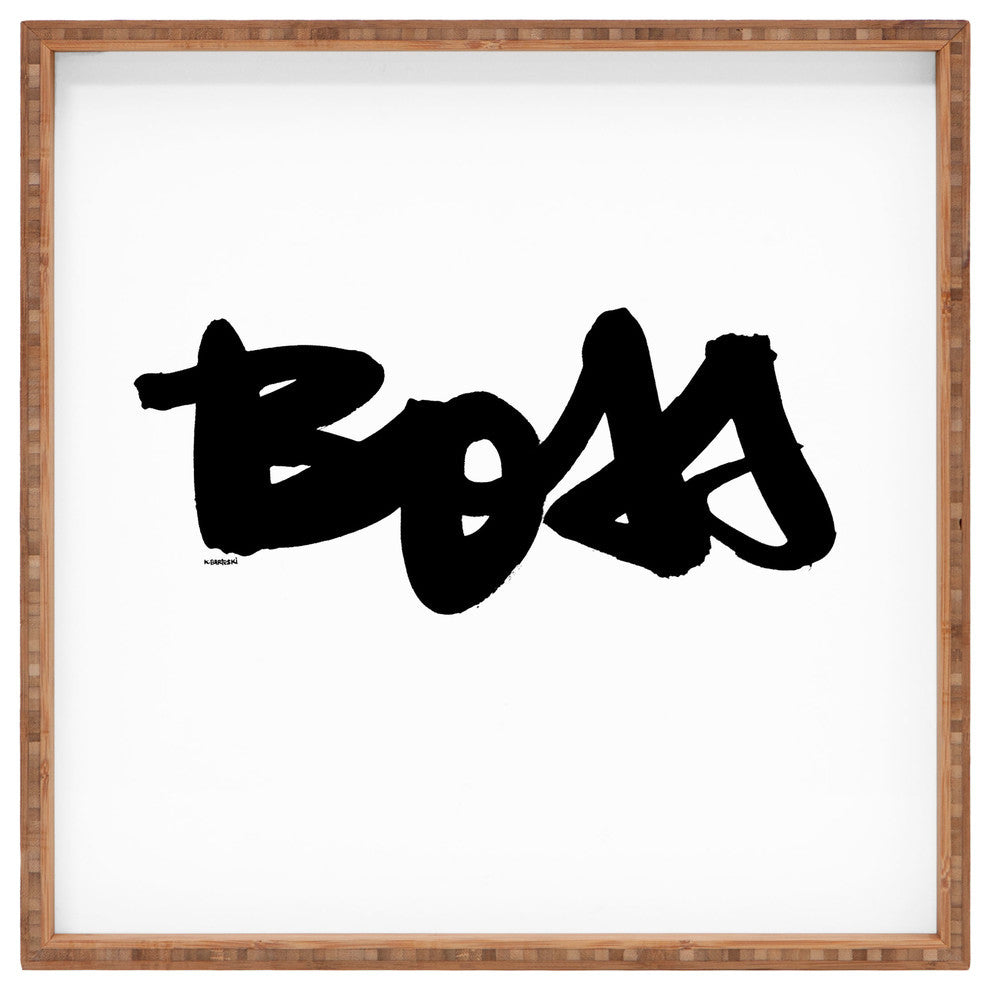 Deny Designs Kal Barteski Boss Square Tray