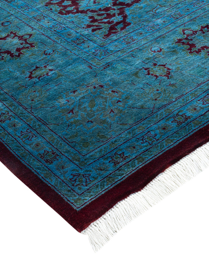 Fine Vibrance, One-of-a-Kind Handmade Area Rug Red, 14'3"x8'2"