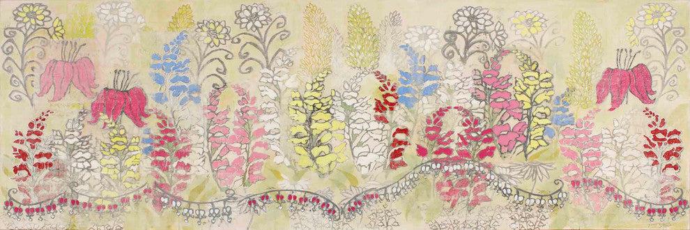 "Snapdragons" Painting Print on Wrapped Canvas