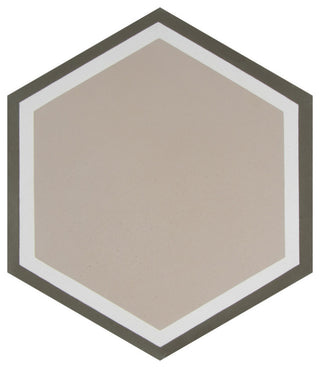 Cemento Hex Holland Channel Cement Floor and Wall Tile