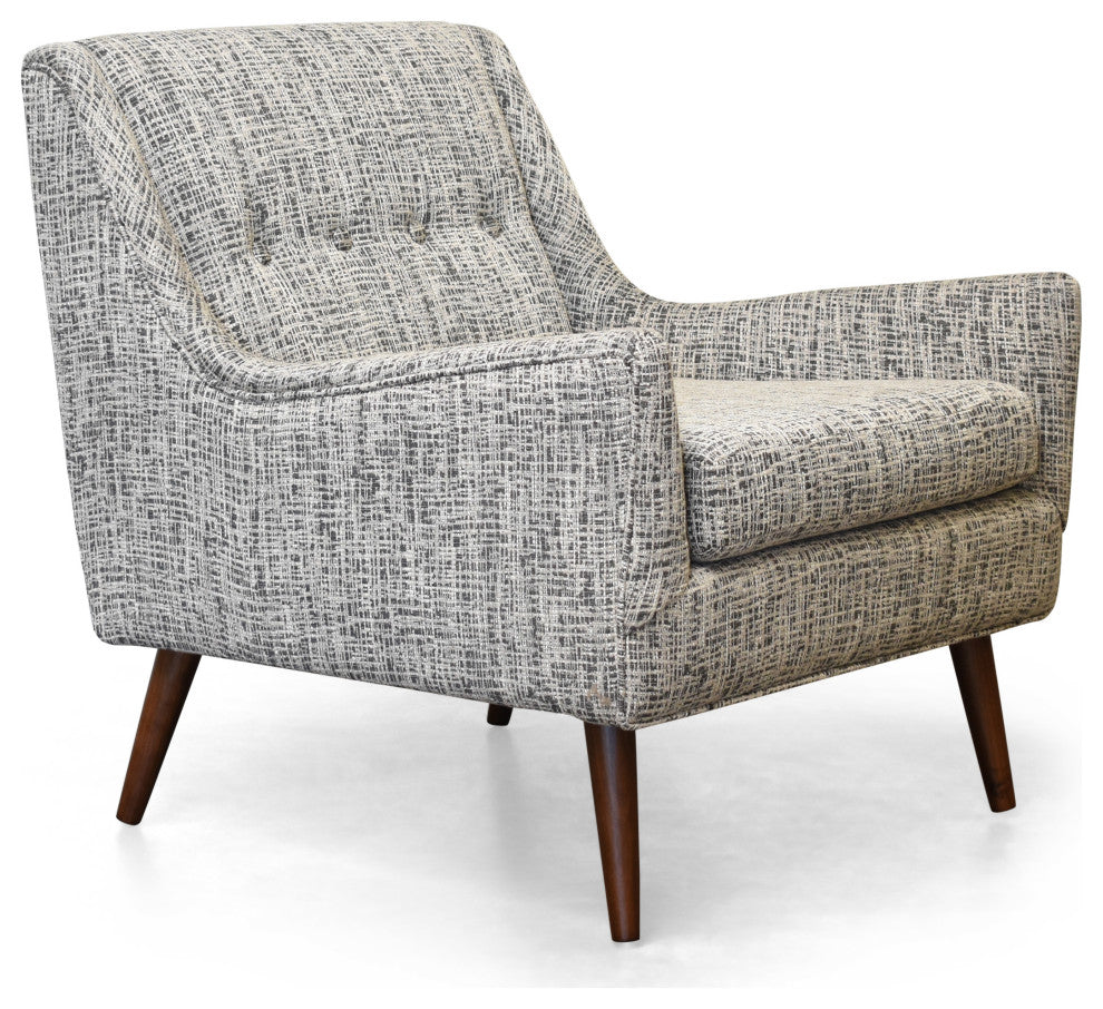 Rex Lounge Chair, Silver Gray