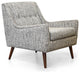 Rex Lounge Chair, Silver Gray