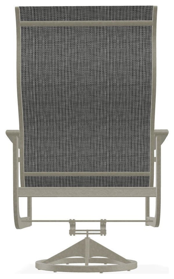 St. Catherine Sling Outdoor Supreme Swivel Rocker, Anchor/Storm