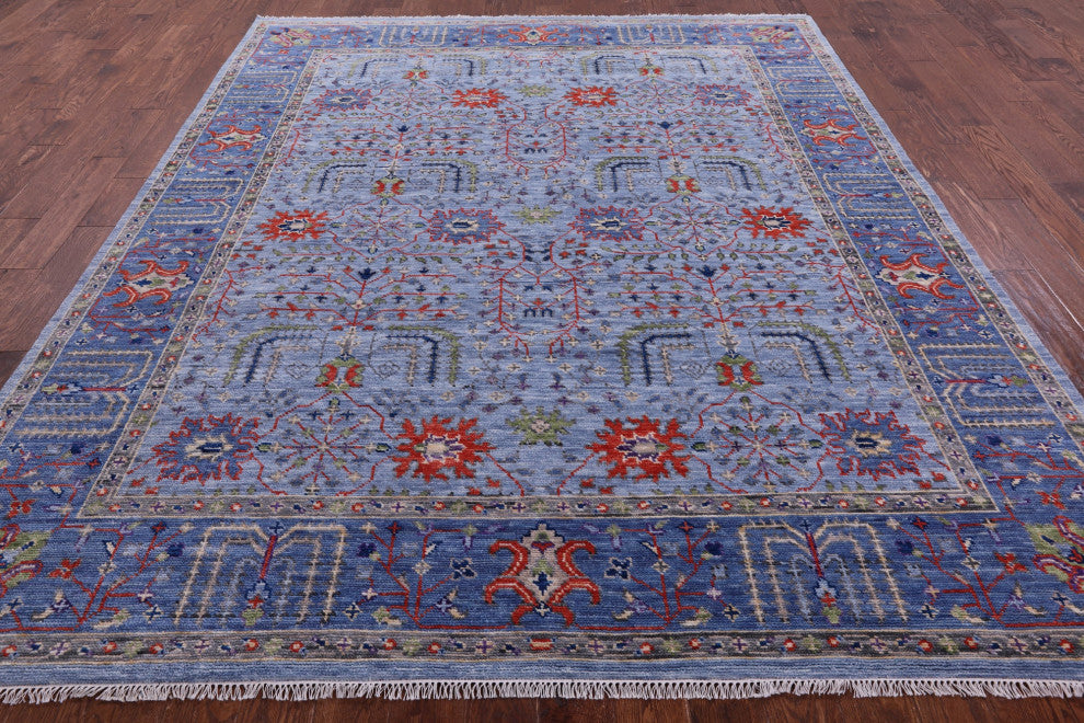 8' 5" X 10' 2" Persian Ziegler Hand Knotted Wool Rug - Q15400