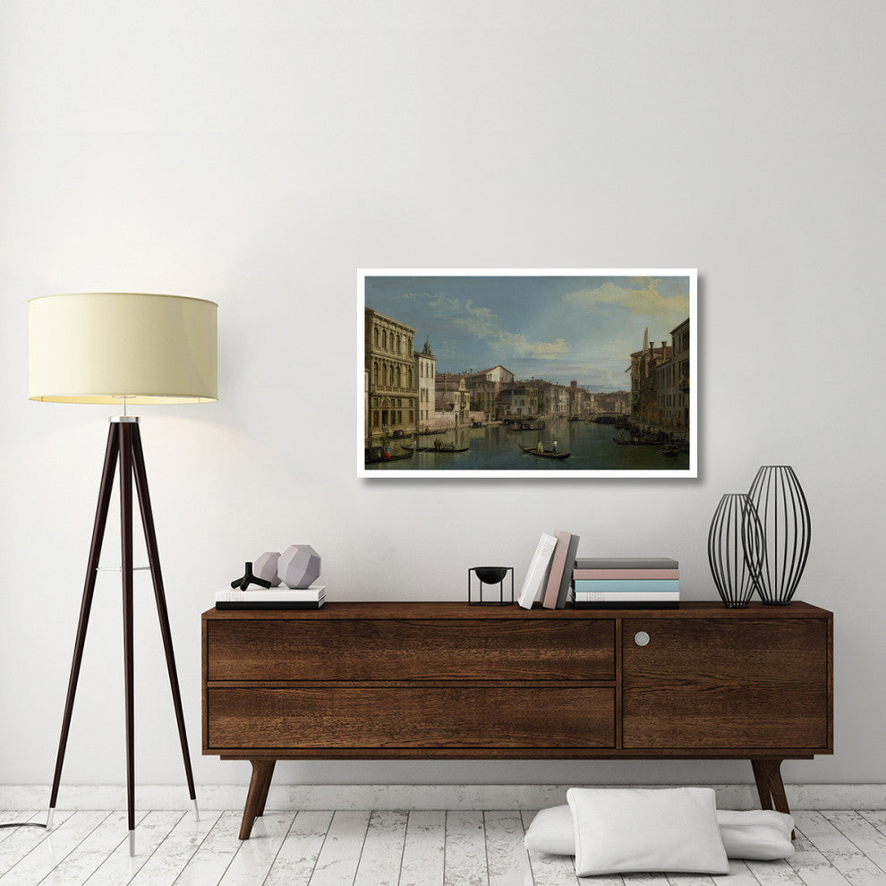 "Grand Canal in Venice, Palazzo Flangini, Campo San Marcuola" Paper Art, 46"x28"