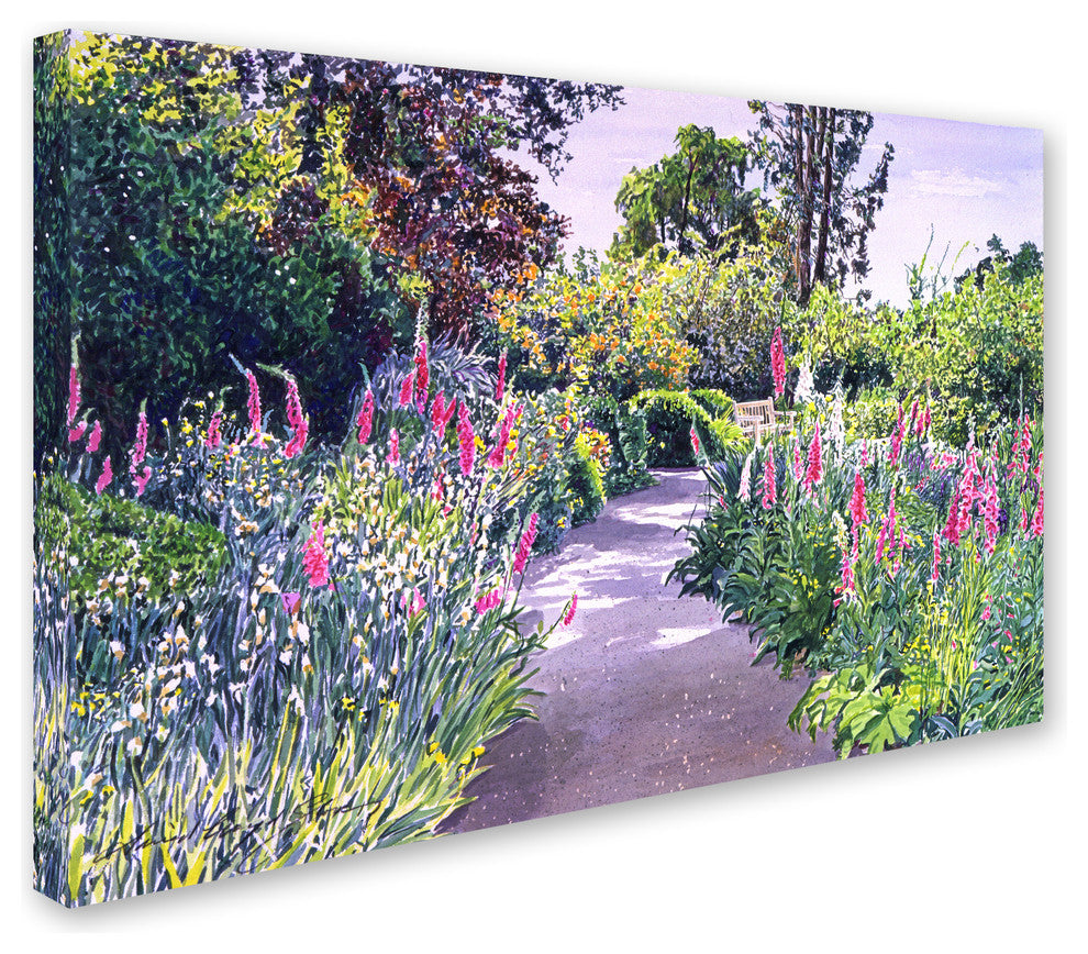 David Lloyd Glover 'Garden Walk' Canvas Art, 47"x30"