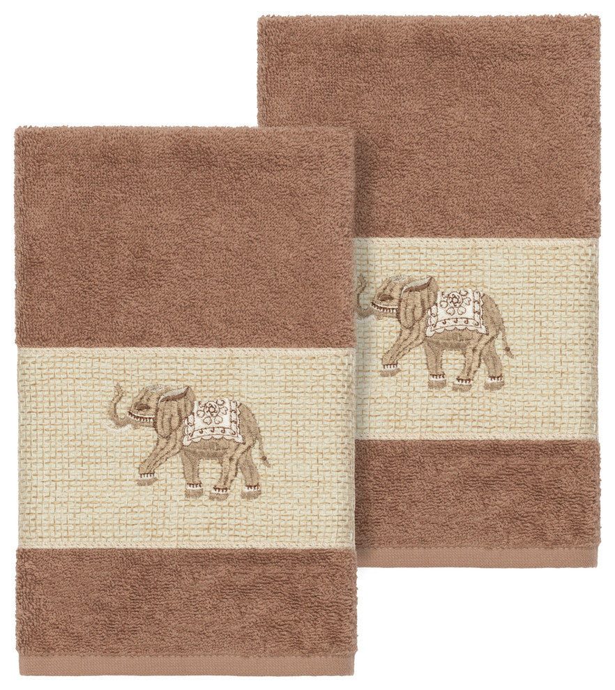Quinn 2 Piece Embellished Hand Towel Set