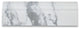 Statuary White Statuario Marble 4x12 Baseboard Crown Molding Honed, 1 piece