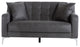 Livia Love Seat, Melson Dark Gray