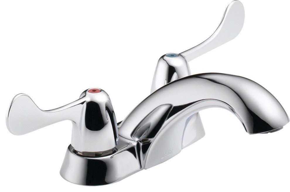 Delta HDF 2 Handle Centerset Commerical Lavatory Faucet, Chrome, 2529LF-LGHGMHDF