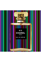 Multicolored Perfume Photo Art | Andrew Martin Chanel Stripes Part I, 59" X 59"