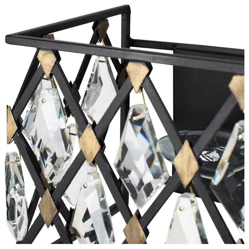 Varaluz-345B03CBHG-Three Light Bath Carbon/Havana Gold