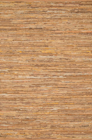 Natural Leather & Jute, Edge Area Rug, Tan, 5'x7'6"
