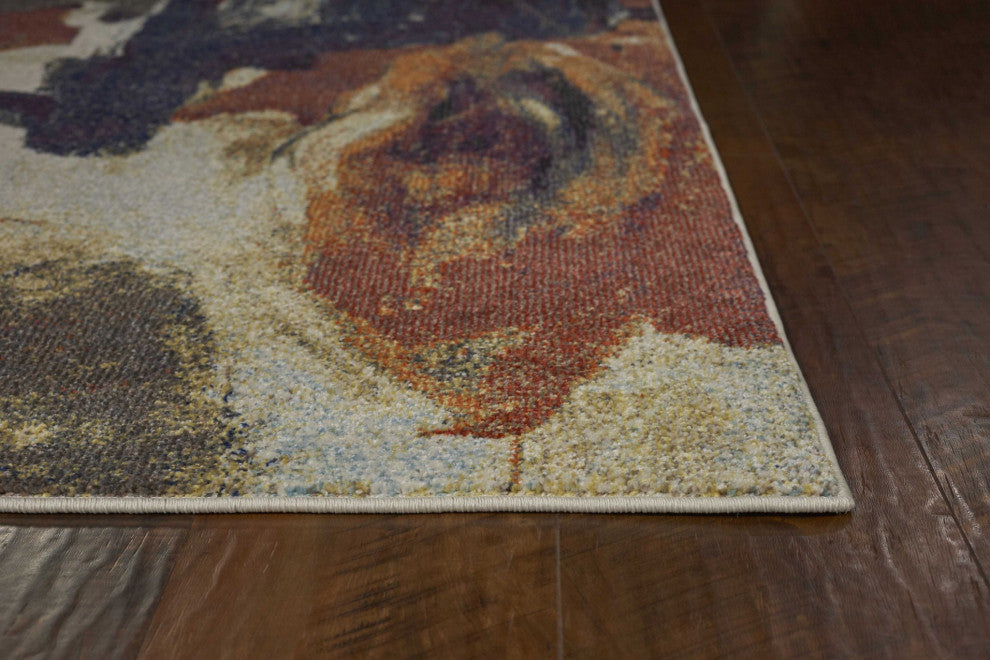 5' x 7' Ft Polypropylene Multi Area Rug