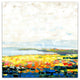 Colorful Abstract Flower Field Print on Canvas