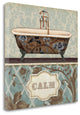 "Bathroom Bliss II" By Lisa Audit, Giclee Print on Gallery Wrap Canvas