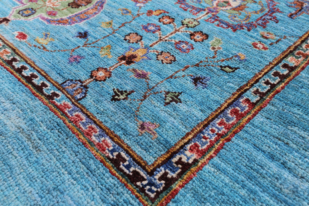 3' 3" X 5' 0" Persian Tabriz Hand-Knotted Wool Rug Q8257